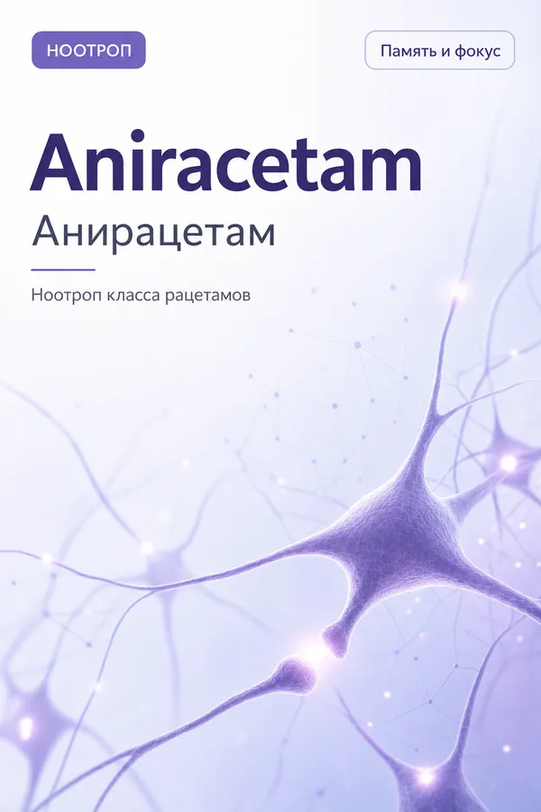 Анирацетам (Aniracetam) — Ноотроп (рацетам)