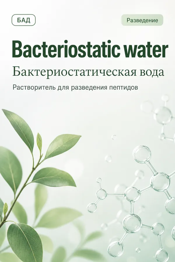 Бактериостатическая вода (Bacteriostatic water) — Растворитель