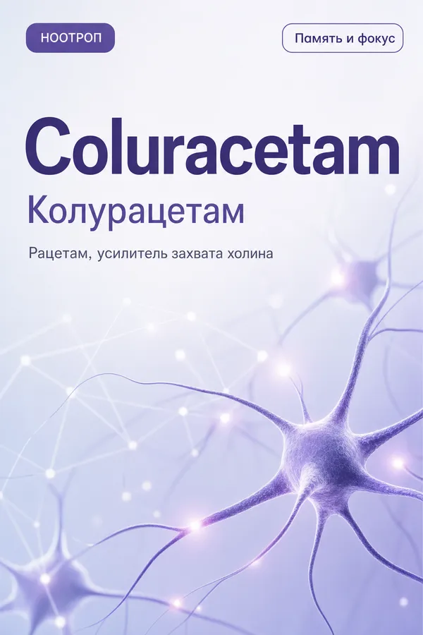 Колурацетам (Coluracetam) — Ноотроп (рацетам)