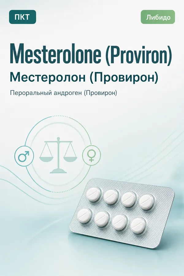 Местеролон (Провирон) (Mesterolone (Proviron)) — ААС (пероральный)