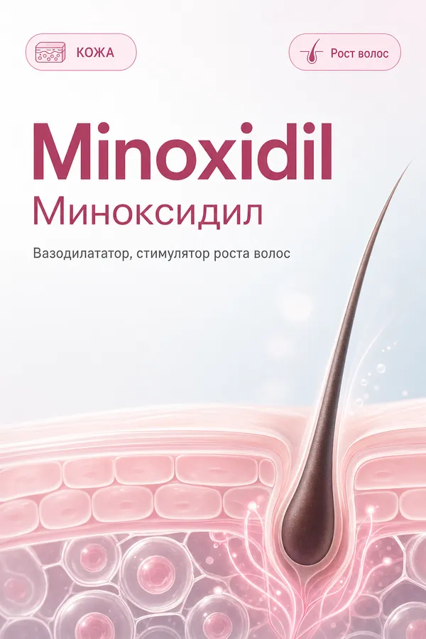 Миноксидил (Minoxidil) — Стимулятор роста волос