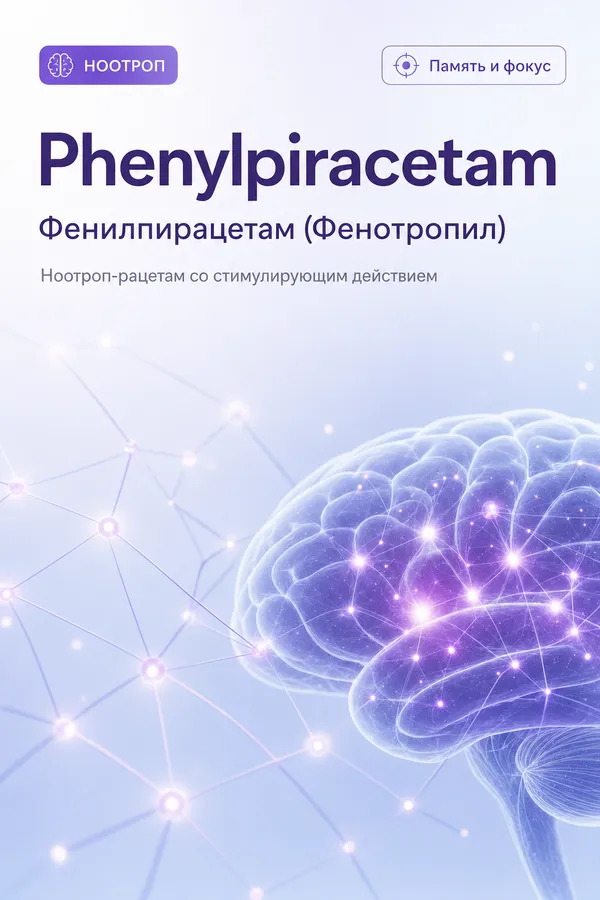 Фенилпирацетам (Фенотропил) (Phenylpiracetam) — Ноотроп (рацетам)