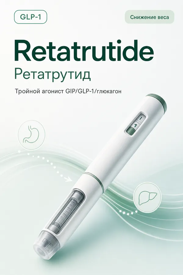 Ретатрутид (Retatrutide) — Тройной агонист GIP/GLP-1/глюкагон