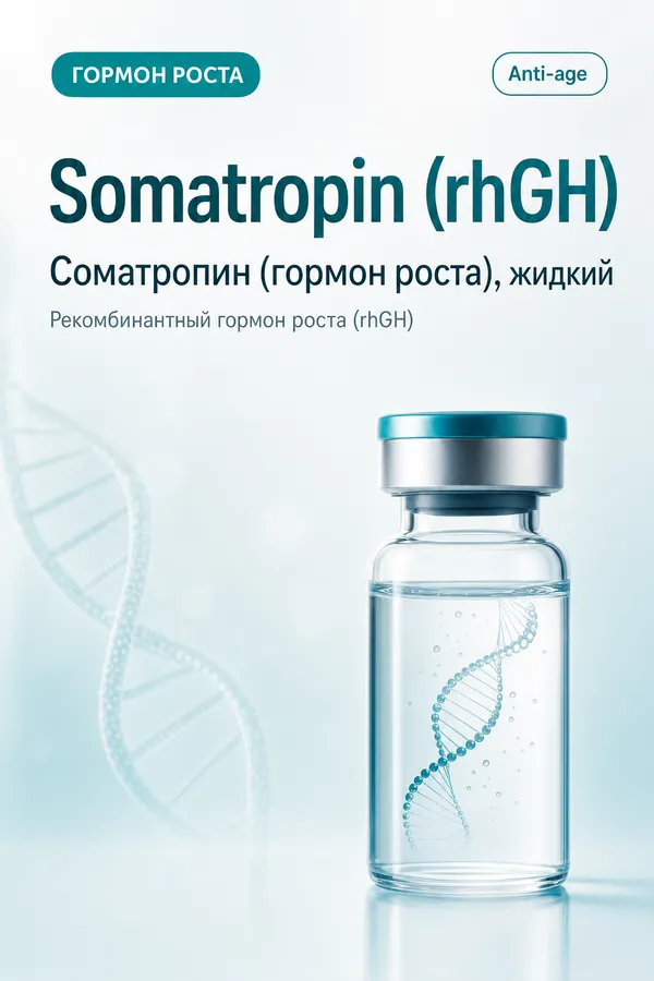 Соматропин (гормон роста), жидкий (Somatropin (rhGH)) — Гормон роста