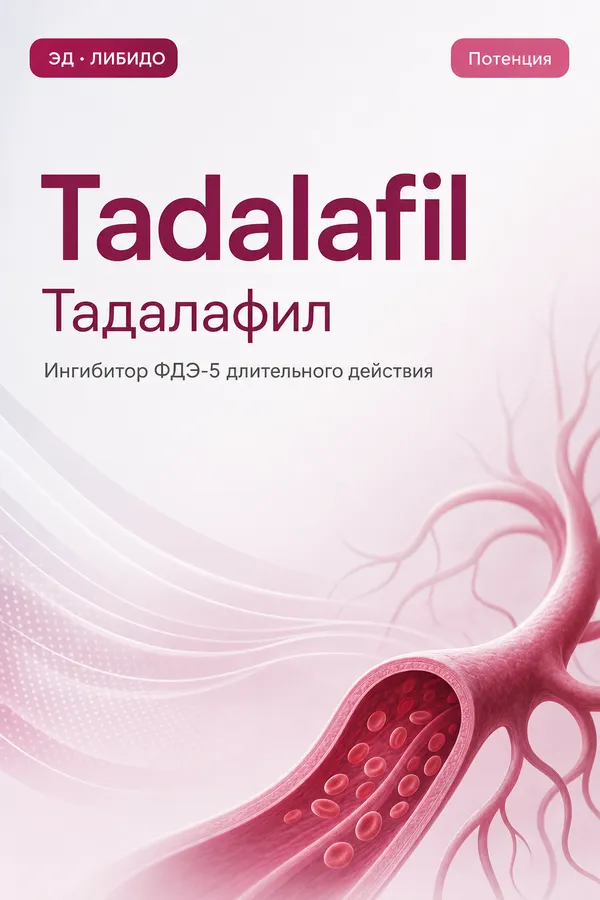 Тадалафил (Tadalafil) — Ингибитор ФДЭ-5
