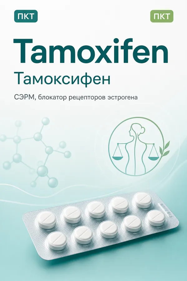 Тамоксифен (Tamoxifen) — СЭРМ / антиэстроген