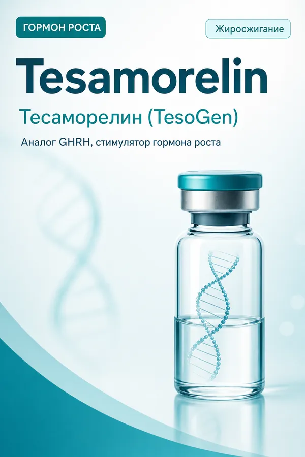 Тесаморелин (TesoGen) (Tesamorelin) — Пептид (GHRH аналог)