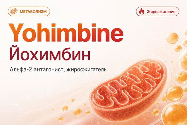 Йохимбин (Yohimbine) — Альфа-2 антагонист (жиросжигатель)
